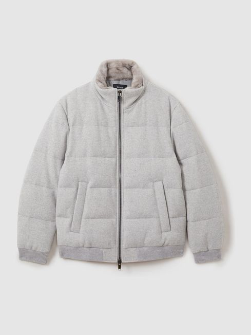 Faux wool jacket hotsell