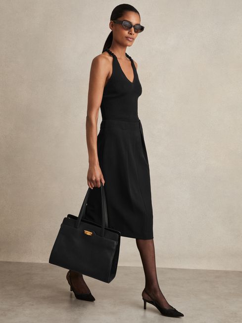 Black pencil skirt reiss shop