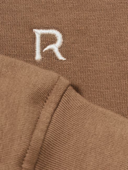 Reiss Camel Avery 9-13 yrs Cotton-Blend Sweatshirt and Joggers Set