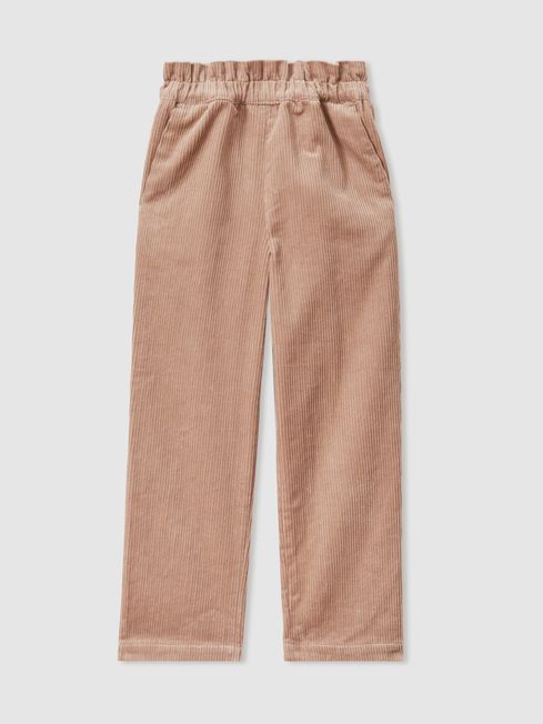 Corduroy paperbag trousers hotsell