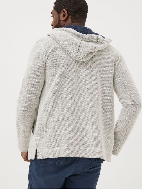 Aloa Natural 100 Cotton Woolacombe Zip Up Hoodie FatFace USA