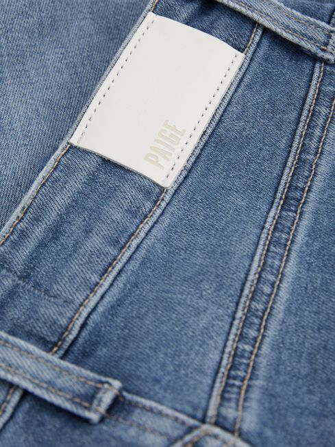 Raw hem cropped jeans shop