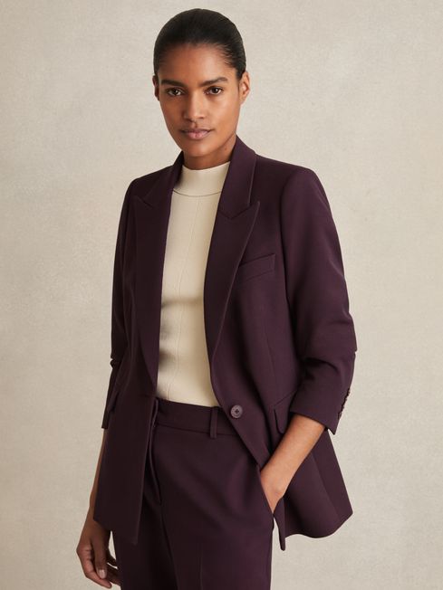 Reiss Berry Gabi Petite Tailored Single Breasted Suit Blazer