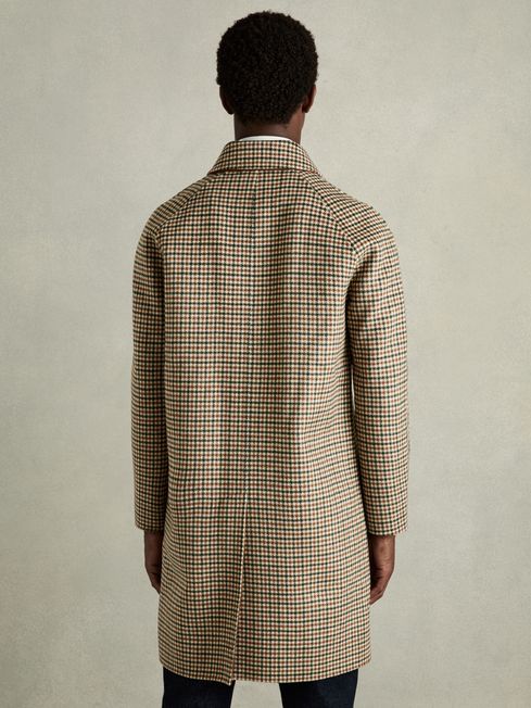 Dog tooth check coat shop