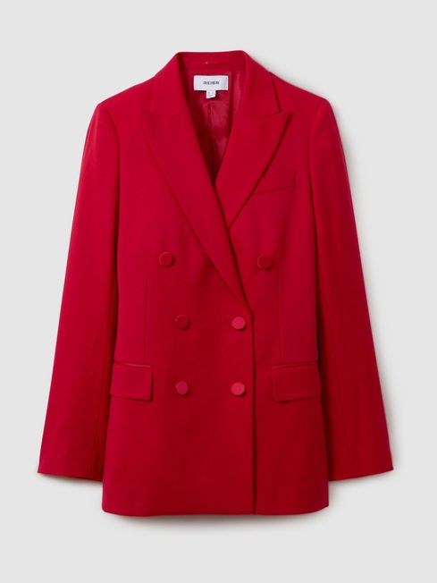 Red petite blazer store