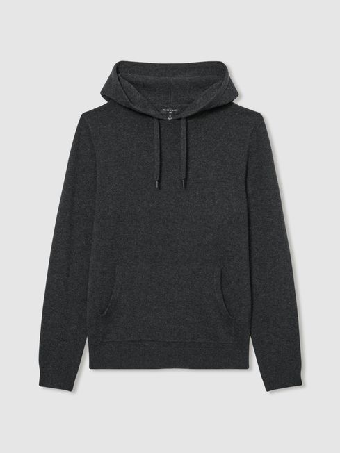 White cashmere hoodie on sale