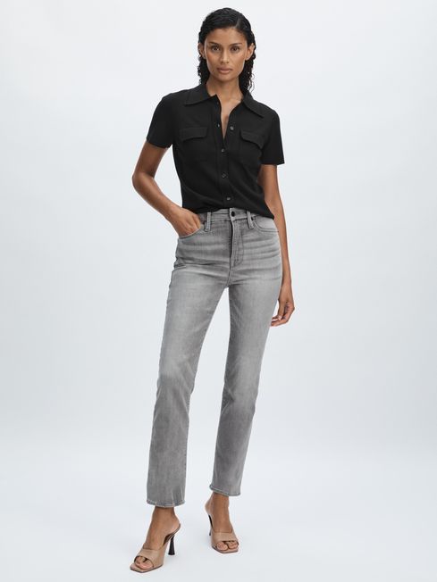 Good American Good American Straight Leg Jeans REISS Rest of Europe