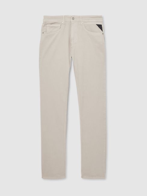 Replay Grey Replay Straight-Leg Jeans
