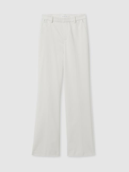 Good American Ivory Good American Straight-Leg Trousers
