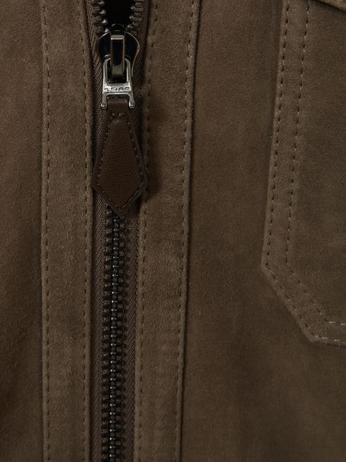 Reiss pyke suede jacket online