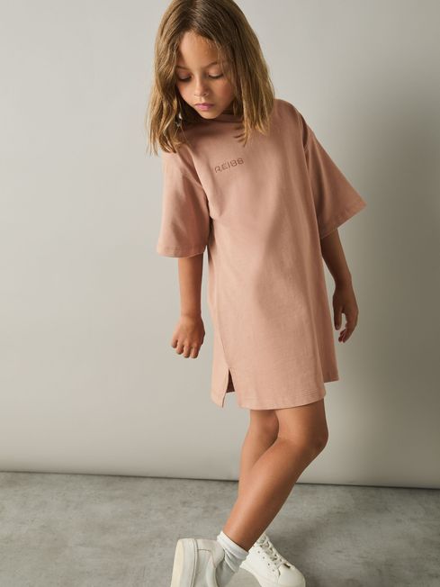 Embroidered tshirt dress new arrivals