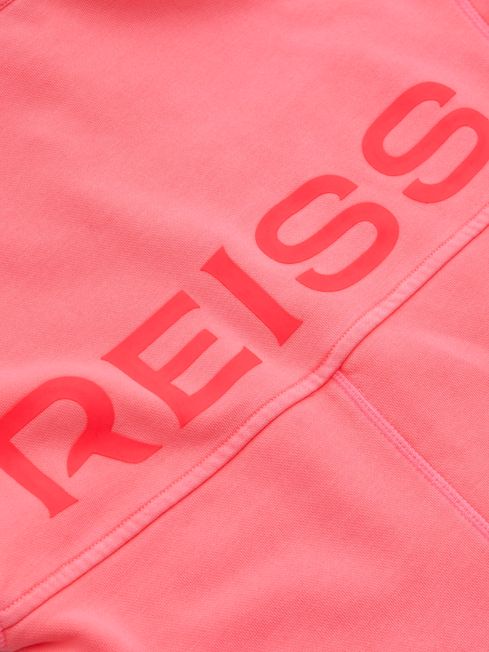 Natasha Bright Pink Open-Collar Jumper Dress
