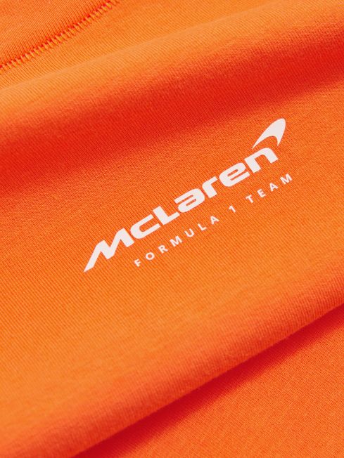 Reiss x McLaren F1 Team Papaya Orange Grace McLaren F1 Team Cropped Logo T-Shirt