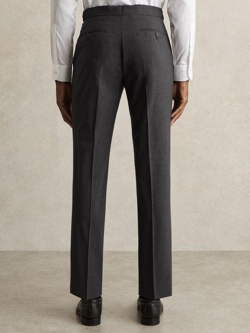 Reiss Grey Promise Slim-Fit Wool-Blend Suit Trousers