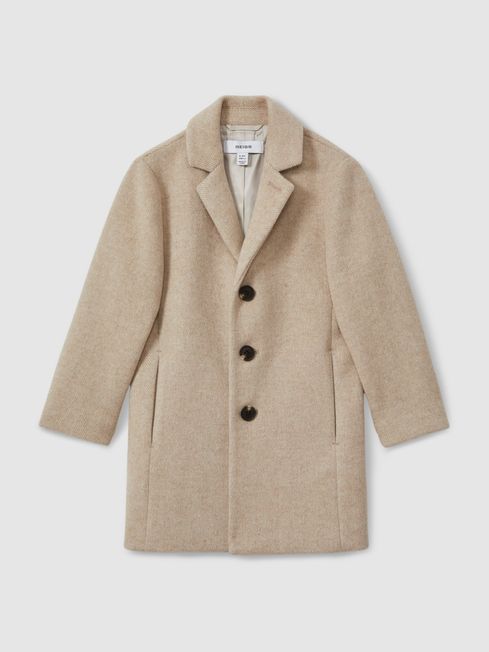 Reiss Gable Single Breasted Overcoat REISS Rest of Europe