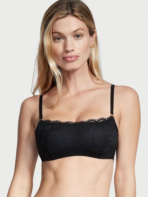 Victoria's Secret Black Smooth Lightly Lined Non Wired Lounge Bra