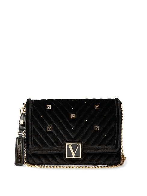 Victoria secret bag black and white top