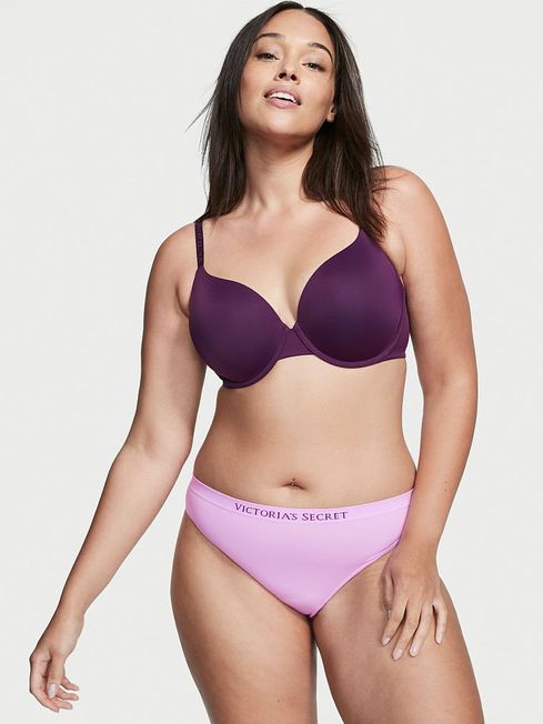 Victoria's Secret Purple Petal Smooth Seamless Bikini Knickers