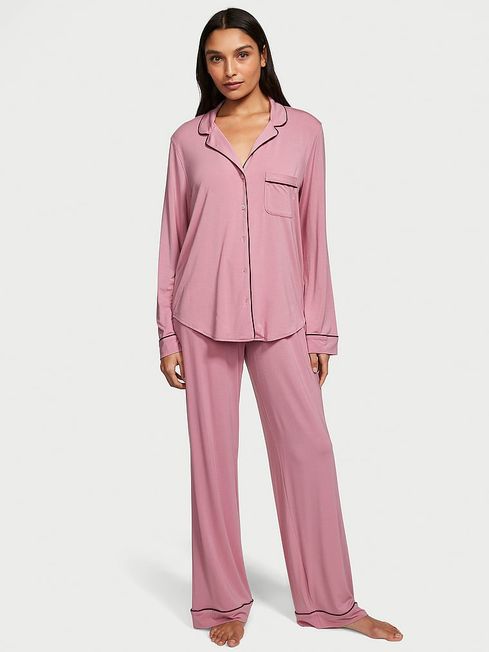 Dusk Mauve Pink Modal Long Pyjamas Victoria s Secret Ireland