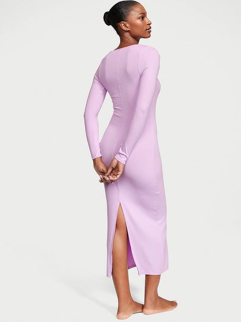 Mauve ribbed dress store