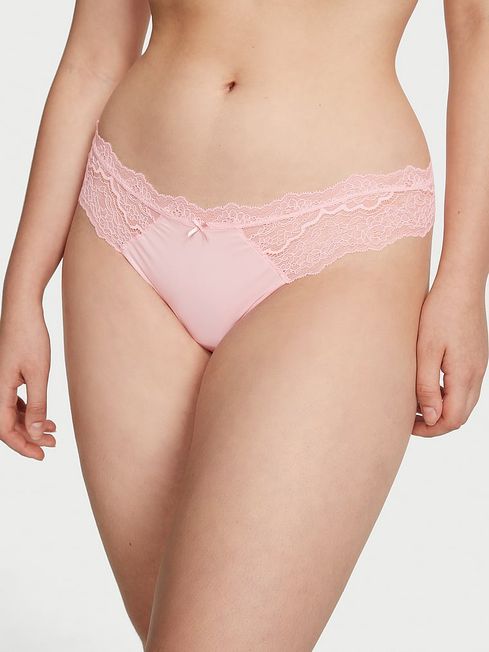 Victoria's Secret Pretty Blossom Pink Smooth Thong Knickers