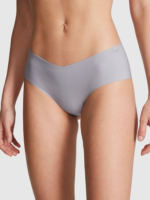 Victoria's Secret PINK Grey Oasis No Show Hipster Knickers