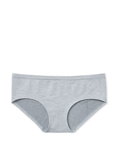 Victoria's Secret PINK Grey Oasis Marl Hipster Seamless Knickers