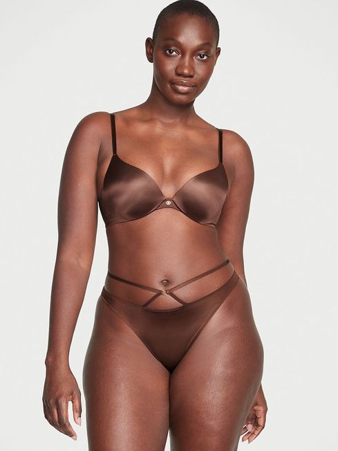 Victoria's Secret Ganache Nude Smooth Thong Knickers