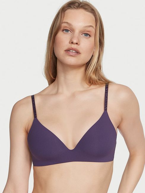 Victoria's Secret Purple Rib Non Wired Lightly Lined Bra