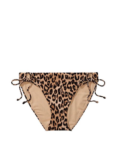 Victoria's Secret Leopard Tie Side Swim Bikini Bottom
