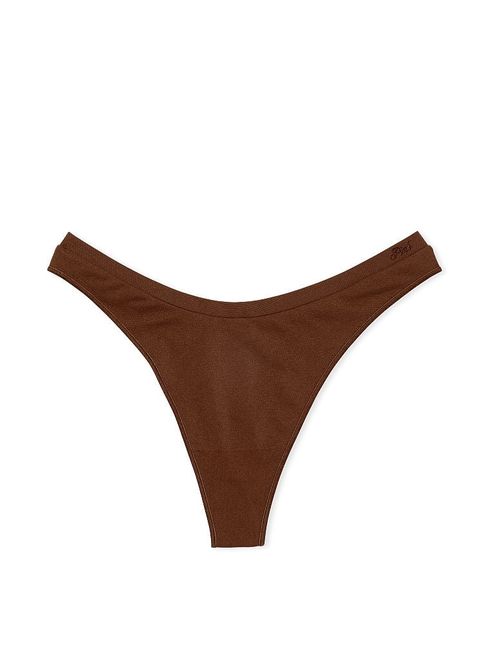 Victoria's Secret PINK Ganache Nude Seamless Thong Knickers