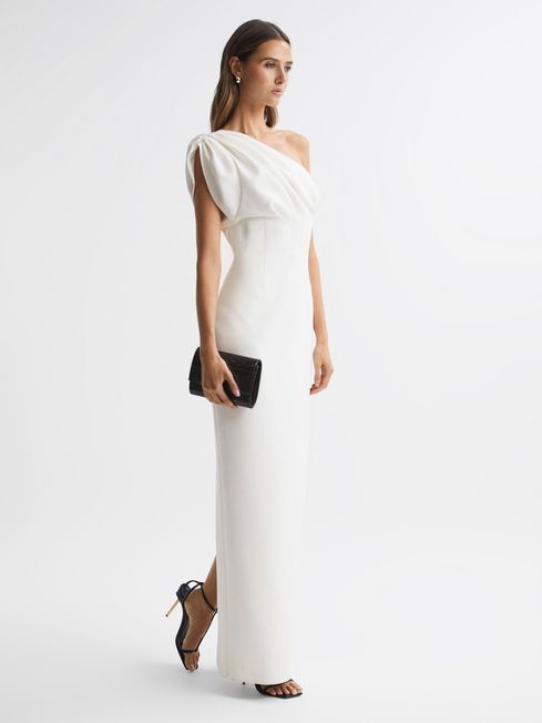 Rachel Gilbert One-Shoulder Maxi Dress