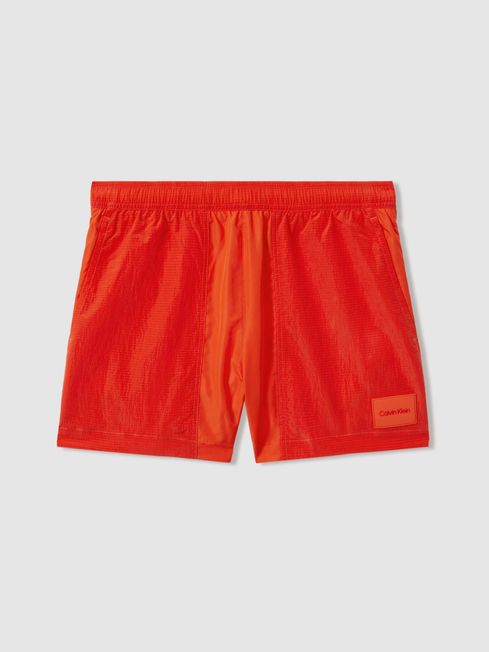 Orange calvin klein shorts cheap