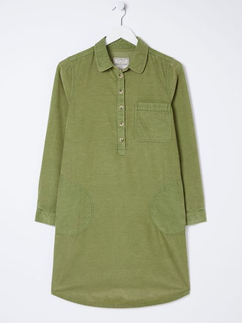 Green Micky Cord Tunic Dress FatFace USA