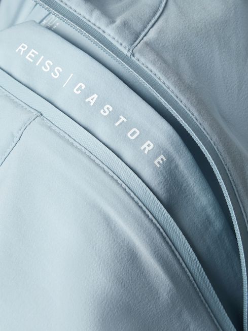 Reiss Blue Silver Dalton Castore Water Repellent Track Jacket