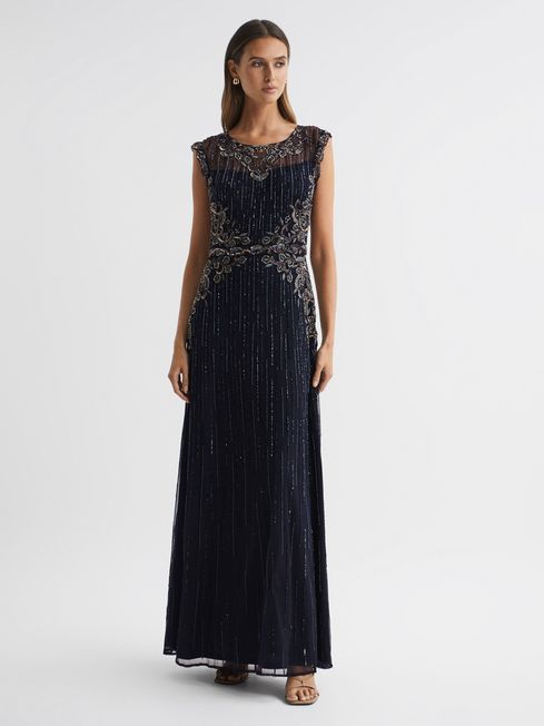Embellished maxi deals dress uk