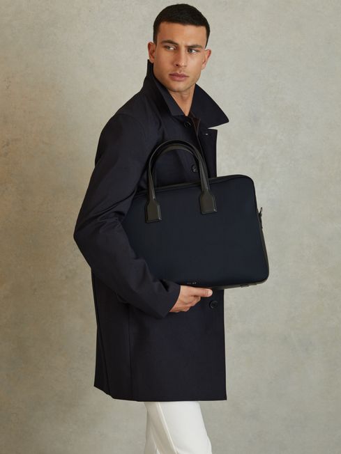 Reiss Carter Neoprene Briefcase REISS Rest of Europe