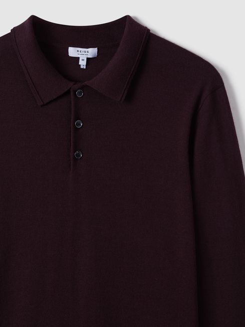 Reiss Trafford Merino Wool Polo Shirt | REISS USA
