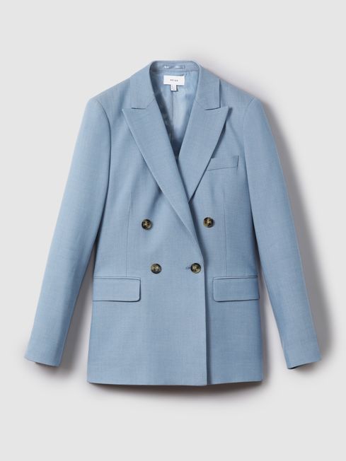 Reiss light top blue coat