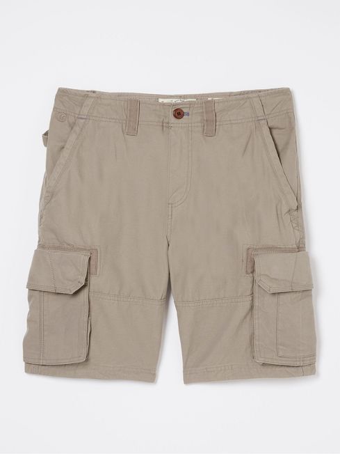Breakyard Grey Cargo Shorts FatFace USA