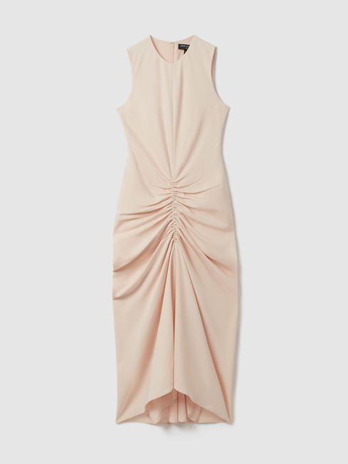 Blush bodycon midi dress deals
