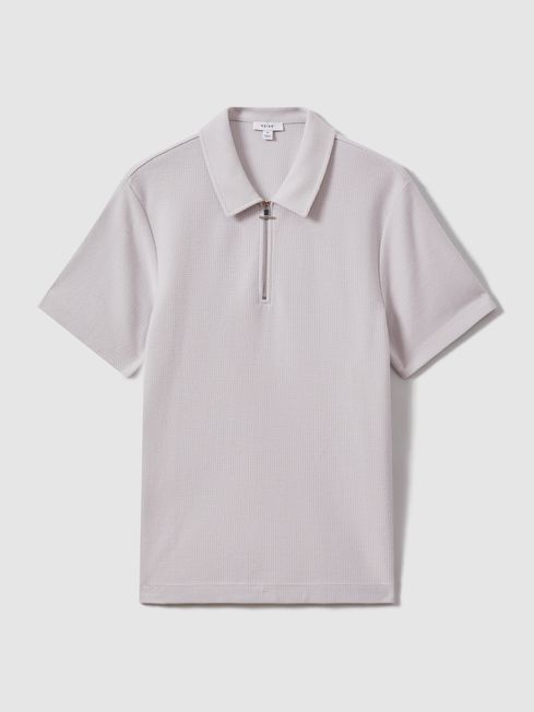 Reiss zip discount polo