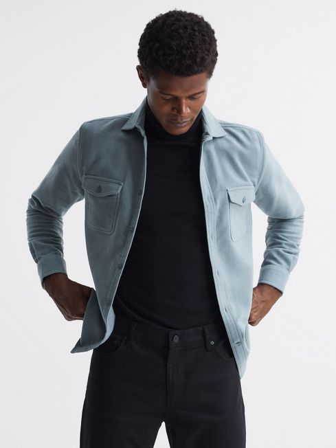 Reiss Miami Twin Pocket Overshirt | REISS USA