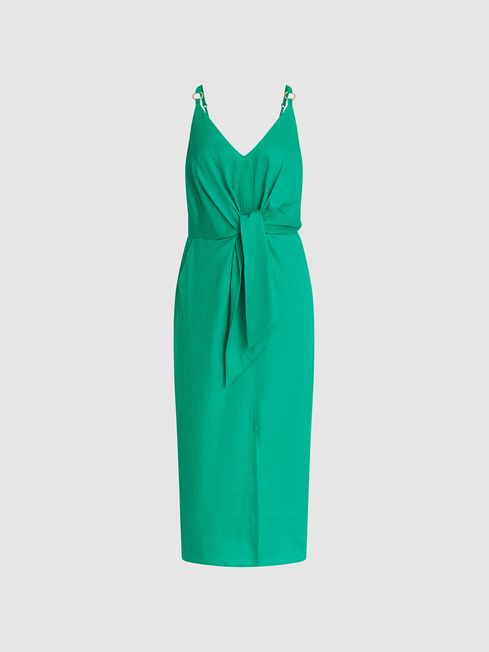 Reiss pale green dress top