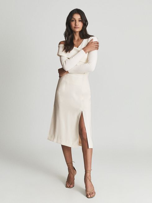 Pencil Skirt in Cream REISS USA