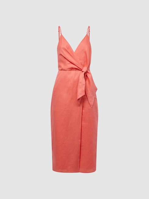 Coral dress petite shop