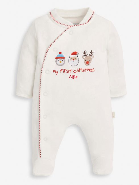Personalised my hotsell first christmas sleepsuit