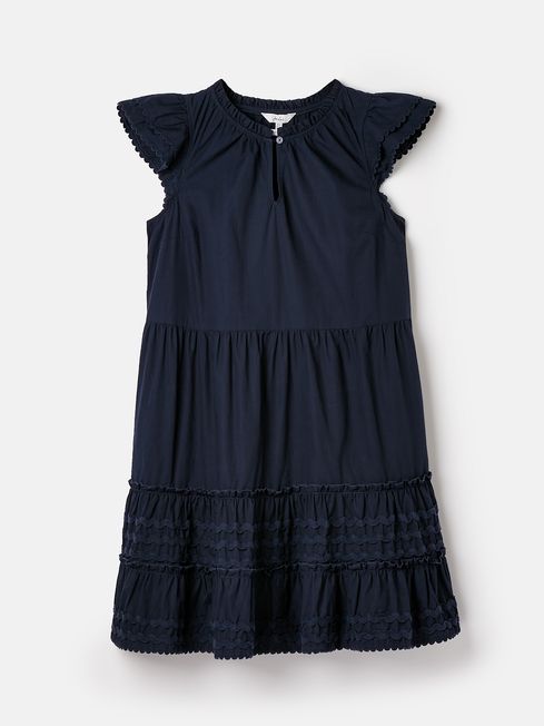 Buy Joules Grace Short Frill Dress from the Joules online shop