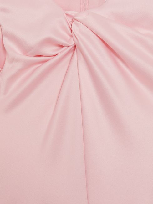 Reiss Pink Ally Senior Knot Detail Jumpsuit