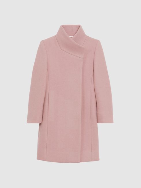 Kia wool cheap blend coat